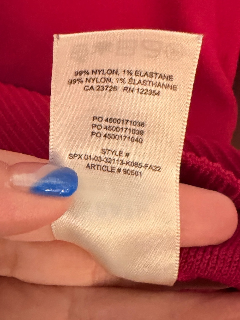 ARITZIA BABATON XS Sculpt Knit Empire Longsleeve Sweater Top Hot Pink - Picture 6 of 10
